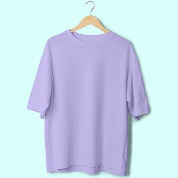 Premium Unisex Oversized Lavender Cotton T-Shirt